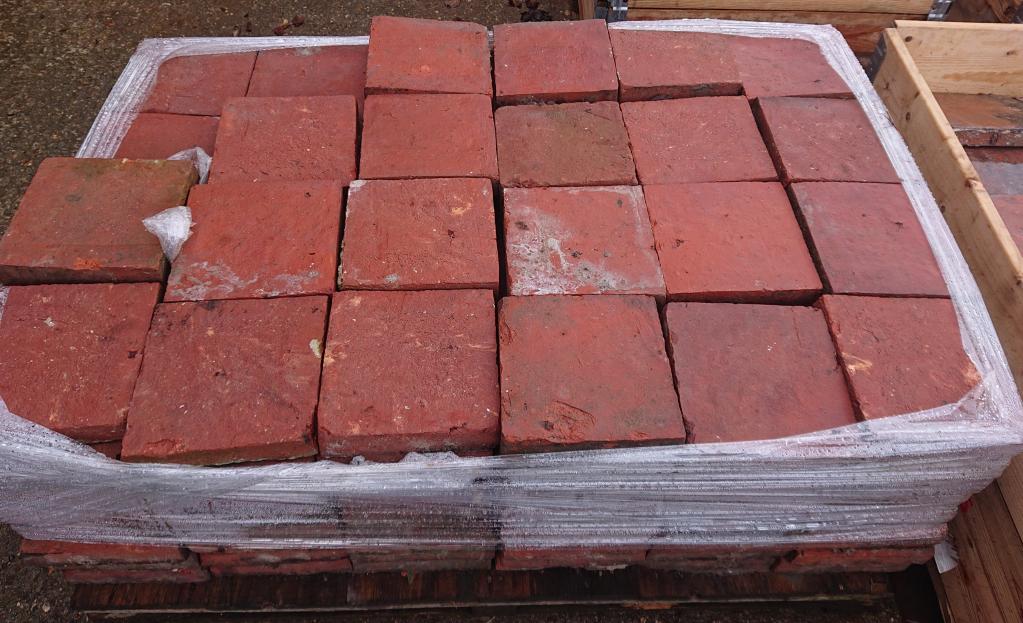 <p>Reclaimed 8" x 8" Terracotta floor tiles</p><p>188 available